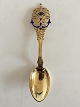 Anton Michelsen Commemorative Spoon In Gilded Sterling Silver from 1935