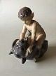 Royal Copenhagen Figurine Faun with Bear No 648