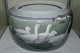 Bing & Grondahl Art Nouveau Flower Pot with Geese by Emma Krogsbøll No 6350/17B