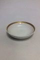 Royal Copenhagen Gold Fan Potato bowl No 11526