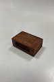 Anton Michelsen Sterling Silver and Wood match box with mammoth