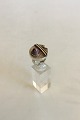 Sterling Silver ring with pink stone MPC from M.P. Christoffersen - Nykøbing F 
1971 - 2008