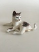 Dahl Jensen Figurine Cat with dots No 1005