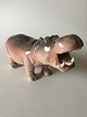 Royal Copenhagen hippopotamus Figurine by Princess Marie