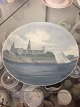 Bing & Grondahl Art nouveau Wall Plate with Kronborg, painted by Amalie Schou No 
4033/357-20