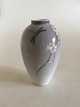 Royal Copenhagen Art nouveau vase with dragonfly No 2301/47B