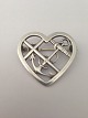 Georg Jensen Sterling Sølv Brooch Anchor and heart No 296 from 1933-1944