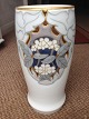 Bing and Grondahl Art Nouveau Unique vase by Elisabeth Drews Kofoed with gold 
and enamel glaze