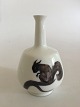 Bing & Grondahl Unique vase with Squirrel and bird No 22