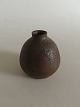 Royal Copenhagen Miniature Stoneware vase. Very early No 1
