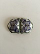 Royal Copenhagen Anton Michelsen Belt Buckle No 336 by Christian Thomsen and is 
from 1906 Motif is butterflies.