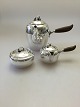 Georg Jensen Sterling Silver Coffee Pot, creamer, sukker bowl by Harald Nielsen 
No 875