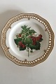 Royal Copenhagen Flora Danica Fruit Plate No 429/3584. Measures 22cm and is in 
perfect condition. Pre 1900   No 103