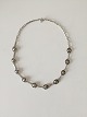Georg Jensen Silver Necklace of small flowers No 42 from 1915-1930