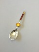 A. Michelsen Sterling Silver with Enamel Spoon of the Month no. 10 designed by 
Paul René Gauguin