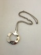 Georg Jensen Henning Koppel Sterling Silver Pendant with Chain No 121