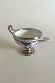 Royal Copenhagen Blue Fluted Plain Creamer mounted in metal No 36