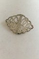 Old Silver Beltbuckle made into a Brooch