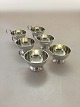 Set of 6 Swedish Silver Punch Glasses from GAB