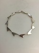 Bent Knudsen Sterling Silver Sharkfin Necklace