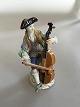 Meissen Man with Violin Figurine
