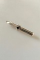 Georg Jensen Sterling Silver Tie Bar with Black Onyx No 202