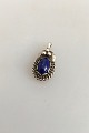 Georg Jensen Sterling Silver Annual Pendant 1992 with Lapis Lazuli