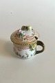 Royal Copenhagen Flora Danica Mustard Pot with Lid No 20/3589