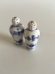 Royal Copenhagen Blue Fluted Plain Salt & Pepper Shaker Set No 439