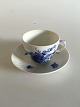Royal Copenhagen Blue Flower Curved Coffee Cup and Saucer No 1949