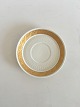 Royal Copenhagen Gold Fan Saucer No 11545