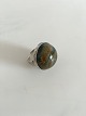 Georg Jensen Sterling Silver Ring with Stone No 90C