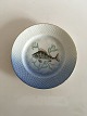 Bing & Grondahl Seagull with Gold Fish Luncheon Plate No 26/9 Perch
