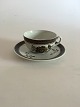 Royal Copenhagen Brown Tranquebar Tea Cup and Saucer No 957