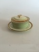 Royal Copenhagen Dagmar Marmelade Bowl with Lid and Attached Saucer no. 9733