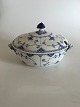 Royal Copenhagen Blue Fluted Half Laced Oval Tureen No 595