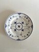 Royal Copenhagen Blue Fluted Half Lace Plate No 572