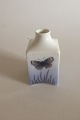 Royal Copenhagen Art Nouveau Vase with Butterfly No 188/653