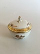 Royal Copenhagen Golden Basket Sugar Bowl No 9250