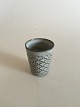 Bing & Grondahl Stoneware Grey Cordial Small Cup