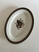 Royal Copenhagen Brown Tranquebar Oval Serving Platter, Medium No 928