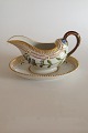 Royal Copenhagen Flora Danica Gravy Boat with attached underplate No 3556