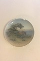 Royal Copenhagen Motif Plate with Beach and Bridge No 2593/1125.
Measures 25cm / 10"