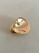 Georg Jensen 18K Gold Nanna Ditzel Brooch with Pearl No 1328