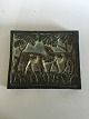 Royal Copenhagen Stoneware Wall Relief with Calfs by Knud Kyhn No 21078