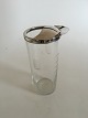 Anton Michelsen Glass Cocktail Mixing Bottle with Sterling Silver Pouring Lid