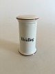 Bing & Grondahl Hvidløg (Garlic) Spice Jar No 497 from the Apothecary Collection