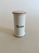 Bing & Grondahl Merian (Majoram) Spice Jar No 497 from the Apothecary Collection
