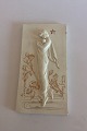 Bing & Grondahl Stephan Sinding Wall plaque in Bisque "Berqeuse".