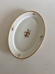 Royal Copenhagen Brown Rose Oval Tray No 9008